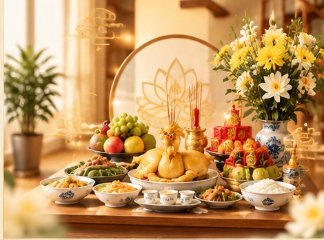 Mâm cúng Nhập trạch – Về nhà mới